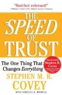The Speed of Trust by Stephen M. R. Covey