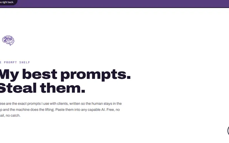 The prompt library