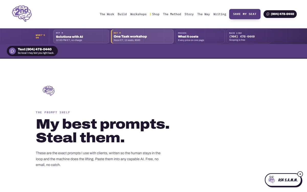 The prompt library