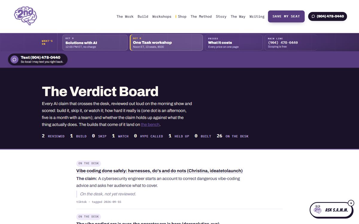 The Verdict Board